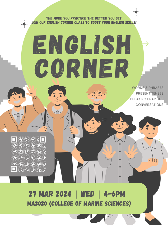 English Corner March 27th
